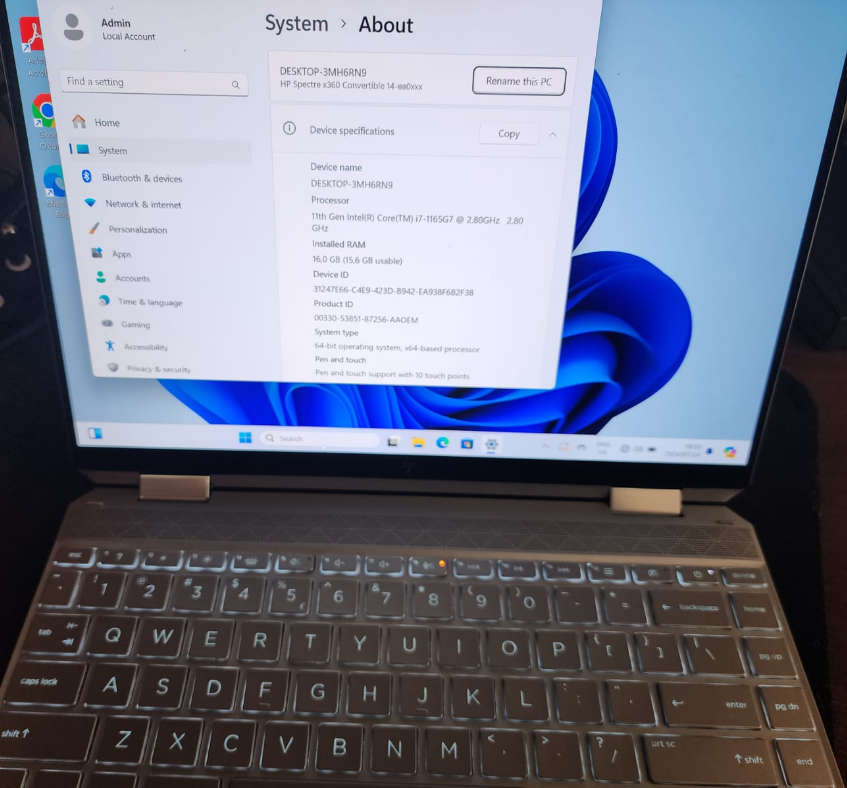 hp spectre x360 11th i7 convertible