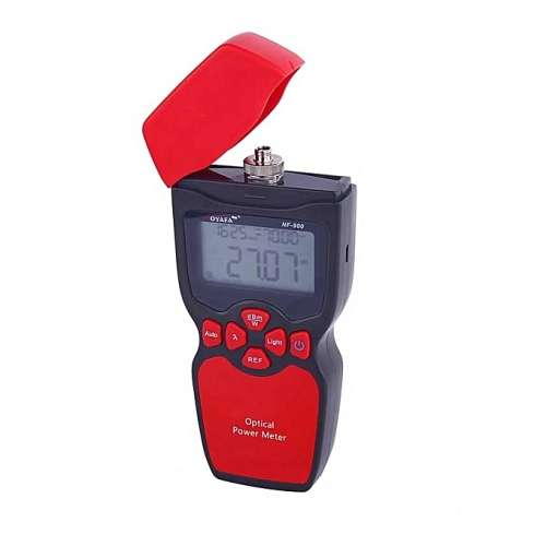 Plastic Hand Held Optical Fiber Power Meter-Red & Black