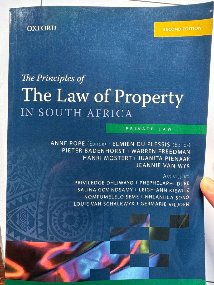 The Principles of The Law of Property in South Africa 2nd edition