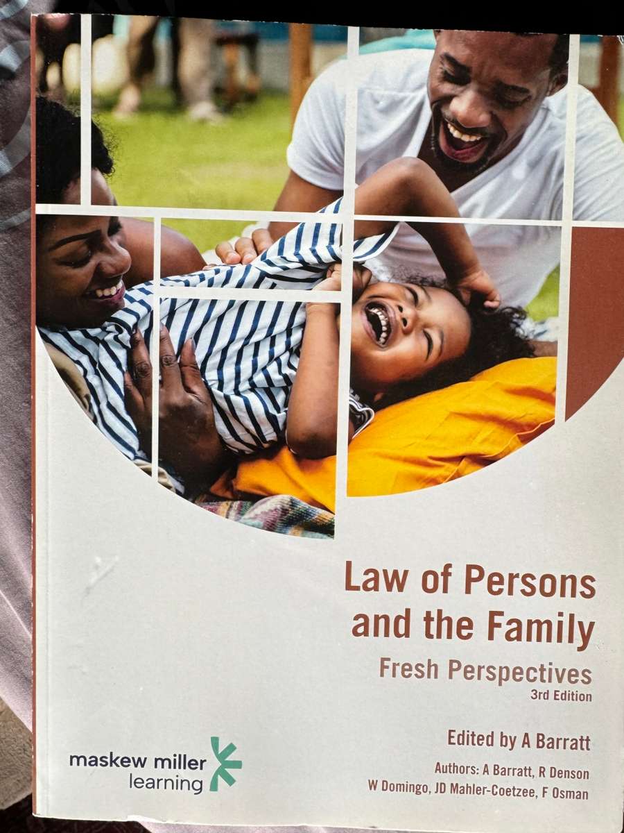 Law of Persons and Family - Fresh Perspectives 3rd Edition