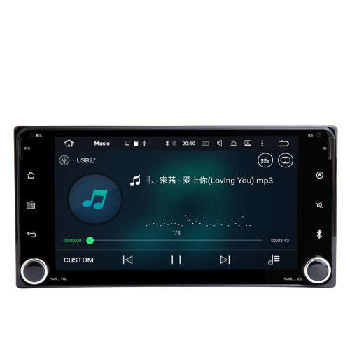 Toyota Hilux 2005-2014 Double Din Radio 8 Inch Android 8.0 Radio with GPS and Rear View camera