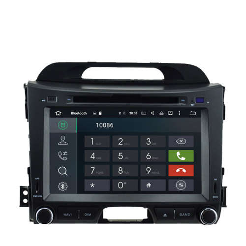 KIA Sportage 2010 to 2014 Double Din Radio 8 Inch Android 8.0 with GPS and Rear View camera