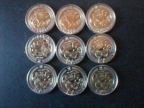 ** 9 x SARB 2011 90th ANNIVERSARY  R5 UNCIRCULATED COINS  - BID PER COIN !!**GETTING SCARCE !!