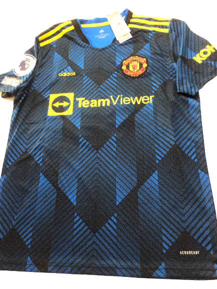 Manchester United Football Jersey 3rd Kit Pogba Large