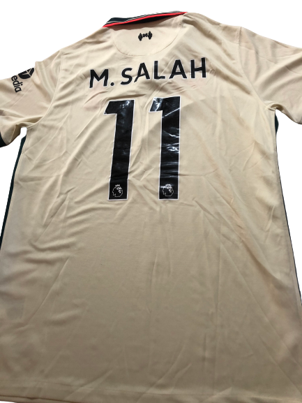Liverpool Football Jersey Away Kit Salah Large