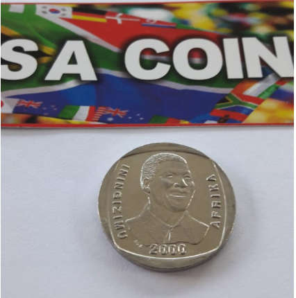 Mandela - year 2000 - R5  -  "A Great Hobby; Collect Rare Notes and Coins"
