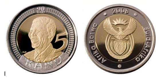 WOW !! WOW !!  Mandela 90th R5 2008 brand brand brand new !!!!!!!