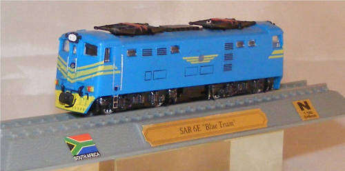 N Gauge SAR 6E Blue Del Prado model