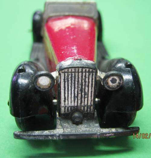 VERY SCARCE NO36E TWO-SEATER BRITISH SALMSON MADE BY MECCANO DINKY, ENGLAND