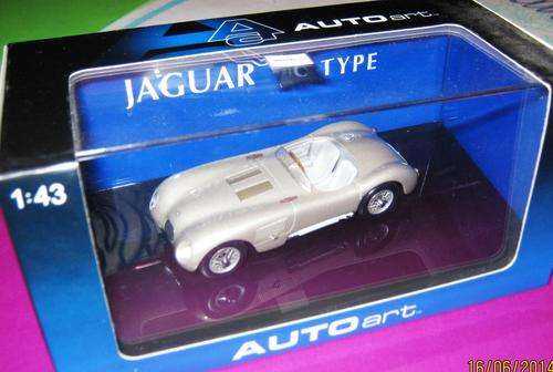 MINT BOXED "JAGUAR C TYPE" SPORTSCAR BY AUTO ART (NOT DINKY OR CORGI)