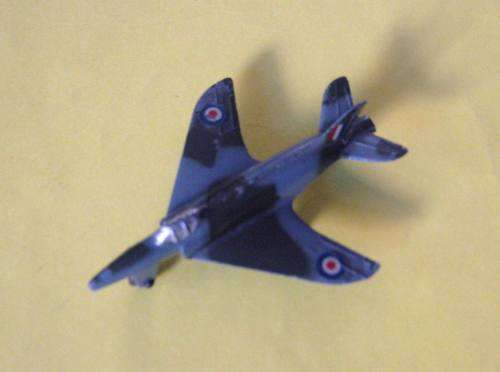 VINTAGE BRITISH "SUPERMARINE SWIFT" JET BY MECCANO DINKY FROM ENGLAND.