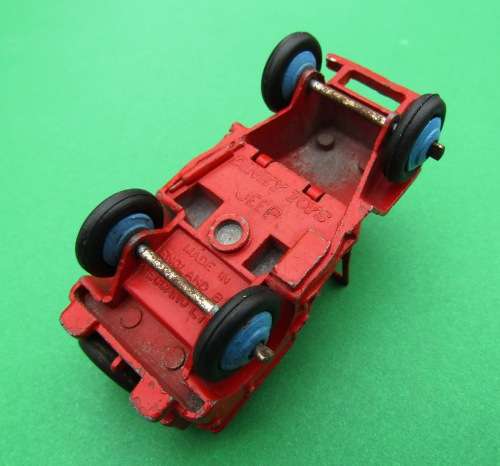 SCARCE DINKY TOYS NO 25j "CIVILIAN JEEP" FROM MECCANO DINKY, ENGLAND. NOT CORGI OR LESNEY.