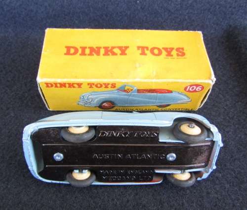 MINT AND BOXED `AUSTIN ATLANTIC` NO 106 BY MECCANO DINKY OF ENGLAND. NOT CORGI.