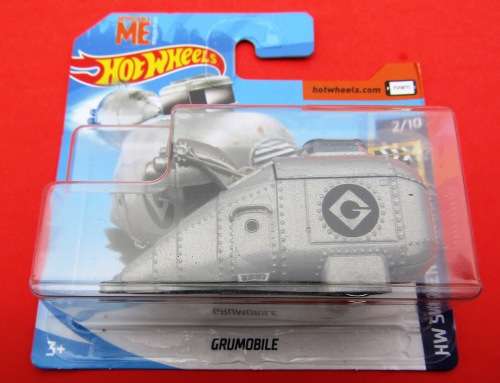 MINT `GRUMOBILE` ROCKET CAR FROM `DESPICABLE ME` BY HOTWHEELS SCREEN TIME. NOT LESNEY OR CORGI.