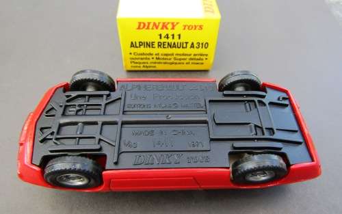 MINT AND BOXED DINKY TOYS NO 1411 `RENAULT ALPINE A310` BY ATLAS DINKY FROM MATTEL.