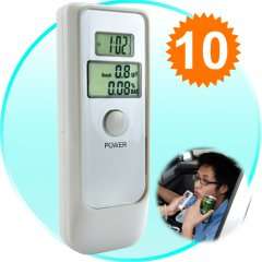 Breathalyzer Alcohol Tester - Dual LCD Display