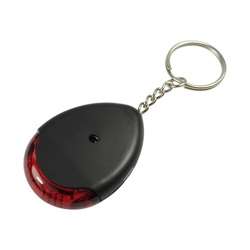 3 x Keyfinder Whistle Controlled Anti-theft Anti-Lost Security Keychain (Sound+Light)