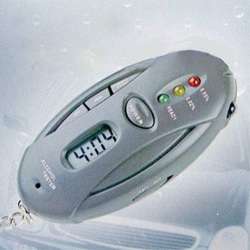 Breathalyzer Keychain Car Gadget - Flashlight + Stopwatch