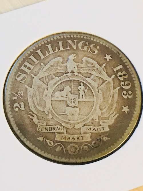 ZAR 1893 Complete Coin Set 1D 3P 6P 1S 2S 2.5S  ###  Hern's VF Value R 40 750 ###