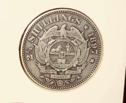 ZAR 1897 Complete Coin Set 1D (1898) 3P 6P 1S 2S 2.5S