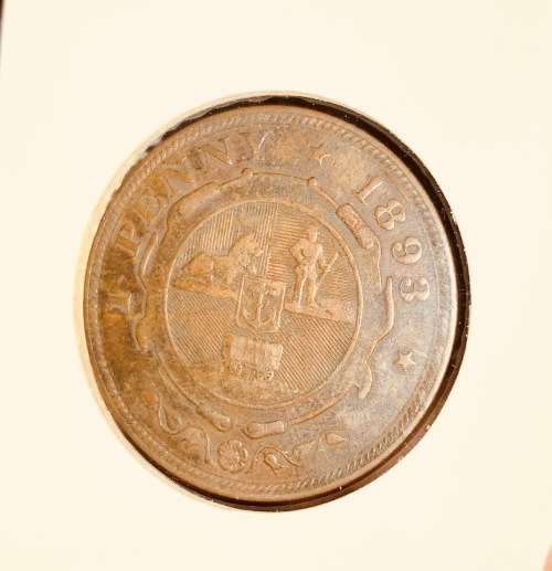 ZAR 1893 Complete Coin Set 1D 3P 6P 1S 2S 2.5S  ###  Hern's VF Value R 40 750 ###