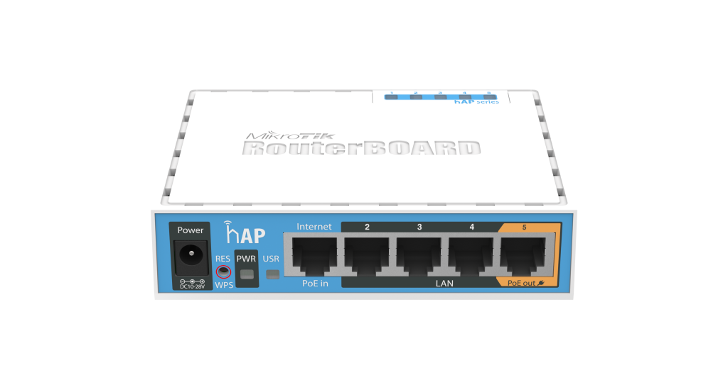 MikroTik hAP 5 Port Ethernet 300Mbps WiFi 4 Router | RB951Ui-2nD