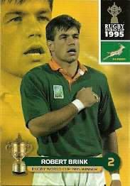 2011 BIG BALL RUGBY WORLD CUP COLLECTION - ROBERT BRINK BASE CARD NR 203