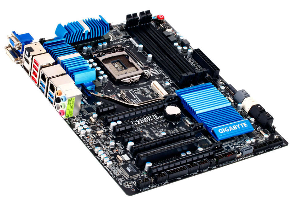 Gigabyte GA-Z77X-UD5H LGA 1155 AMD CrossFireX/NVIDIA SLI Dual LAN Dual UEFI BIOS ATX Motherboard