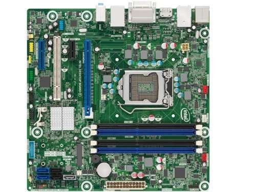 Intel DQ77MK Desktop Board  LGA 1155 DDR 1600 Micro-ATX Form Factor Mother Board