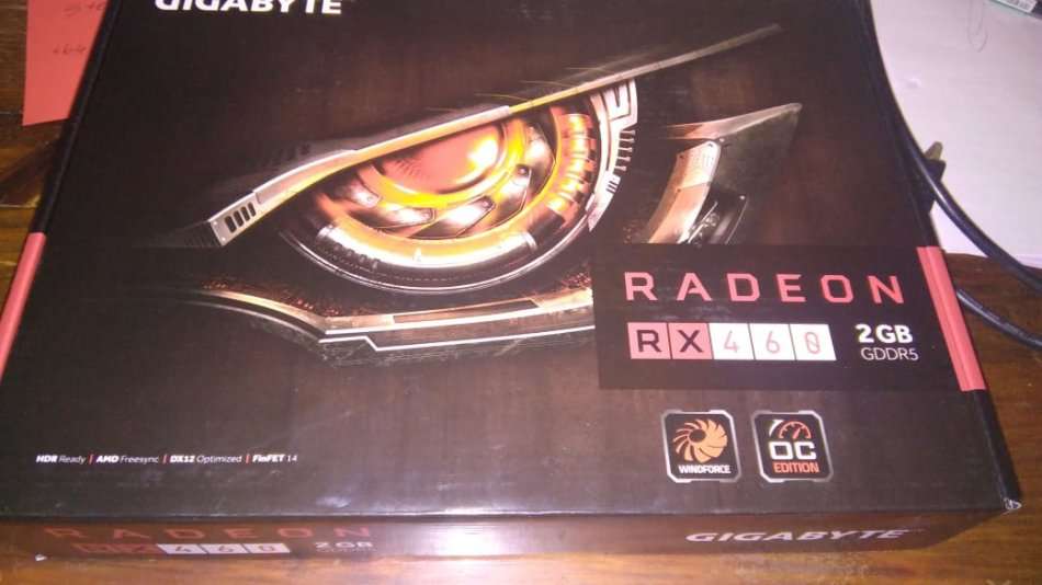 GIGABYTE Radeon RX 460 WINDFORCE OC 2GB GV-RX460WF2OC-2GD