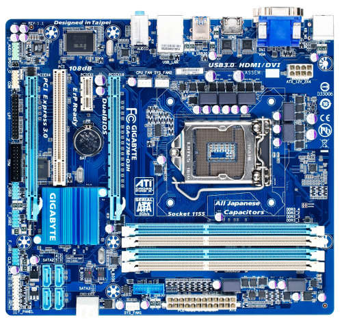 Gigabyte GA-Z77M-D3H (Rev1.1) MicroATX Socket 1155 Motherboard