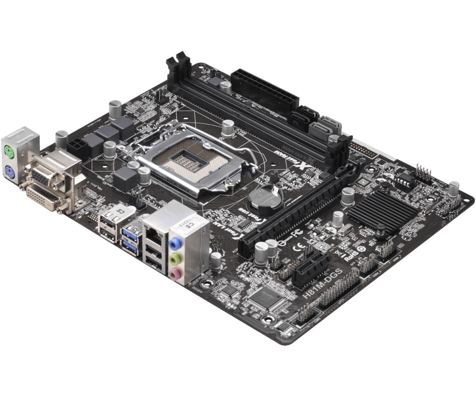 ASROCK H81M-DGS MicroATX Socket 1150 Motherboard