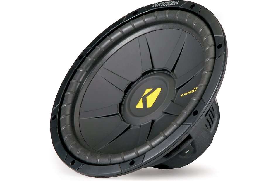 Kicker CompS 300W RMS 12"  SVC 4-Ohm Subwoofer