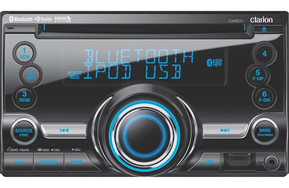 Clarion CX501A  2-DIN Bluetooth CD/ USB/ MP3/ WMA receiver