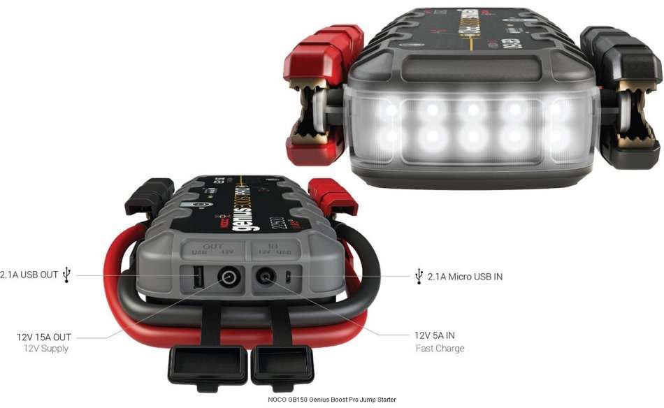 Noco GB150 Boost PRO 4000A UltraSafe Lithium Jump Starter
