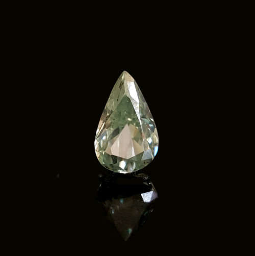 1.4ct Light Greenish Blue Moissanite