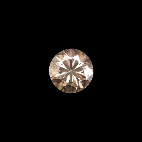1.206ct Light Yellowish Brown Moissanite