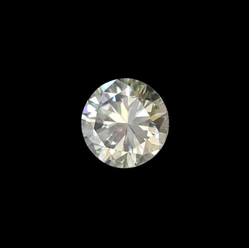 3.083 ct Light Green Moissanite