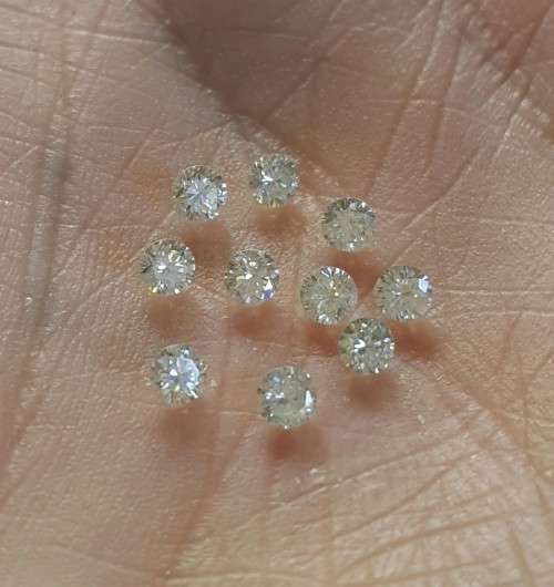10 Diamonds 0.05ct/ 0.55ctw