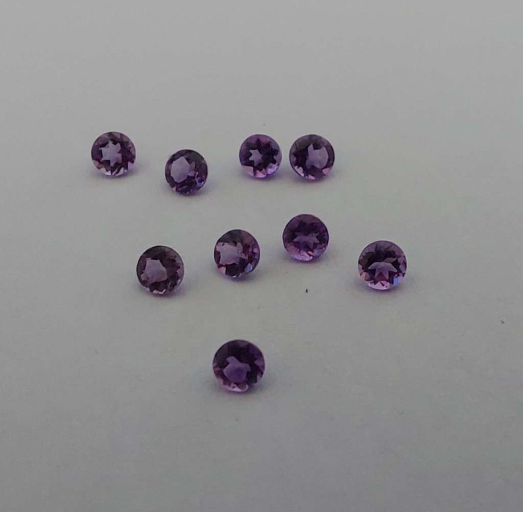 0.3ct Round Amethyst