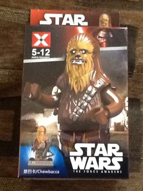 Building brick toys - fits well with legos - starwars figurine - great caketopper - chewbacca
