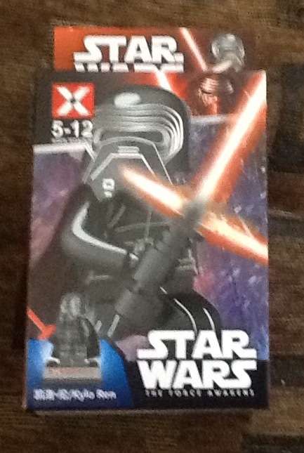 Building brick toys - fits well with legos - starwars figurine - great caketopper - kylo ren darth