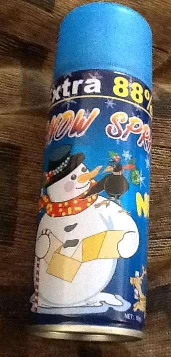 snow spray 250ml can - great for parties - frozen, winter , christmas