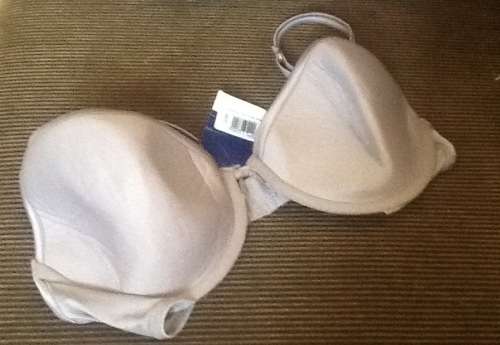 LADIES beige BROWN BRA 38DD - playtex with tags