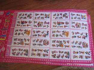 MICKEY MOUSE STICKER SHEET - 20 PACKS OF STICKERS ON - PERFECT FOR PARTY PACKS