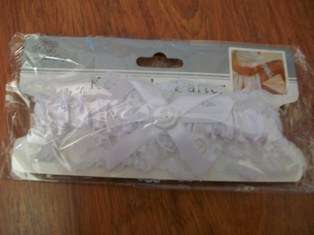 Wedding garter white