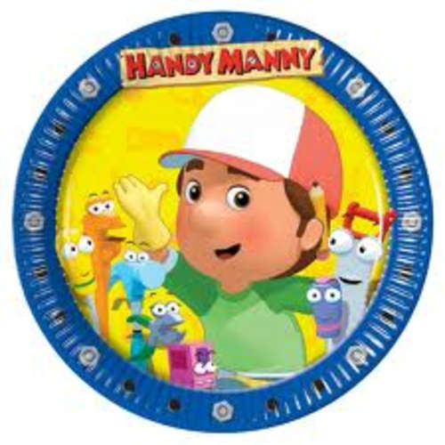 Handy Manny big paper plates (10)