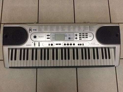 Casio LK 45 keyboard key lighting system , very good condition