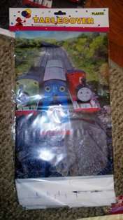 thomas tank PARTY plastic tablecover