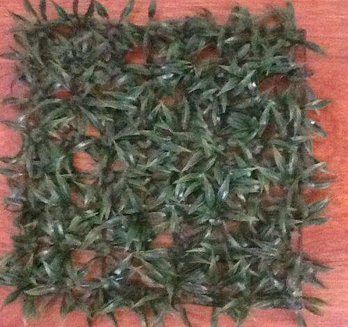 Plastic fake look alike grass - great for fairy or gnome or smurf party decor or garden party